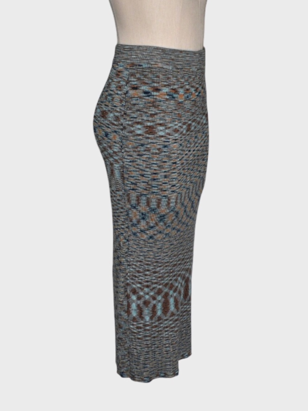 Cotton On Knit Marled Pattern Stretch Maxi Skirt - Picture 2 of 5